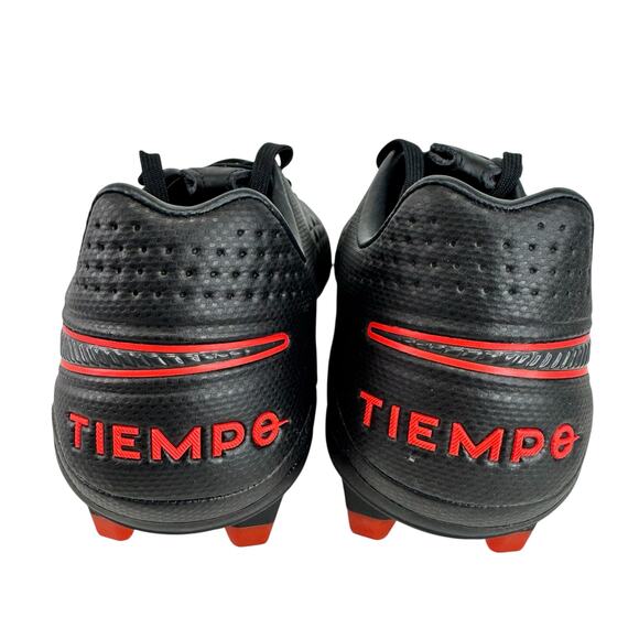 Nike Legend 8 Pro FG Soccer Cleats Men\'s Black Red (AT6133-060) Size 7 US main image 4